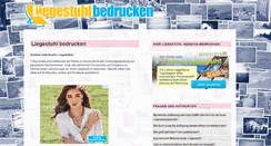 Desktop Screenshot of liegestuhlbedrucken.com