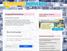 Tablet Screenshot of liegestuhlbedrucken.com